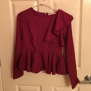 Peplum blouse