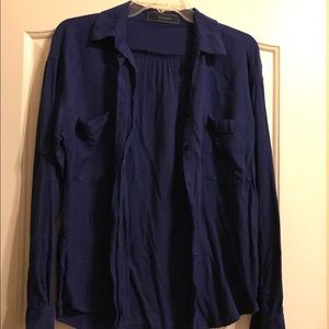 Dark blue blouse