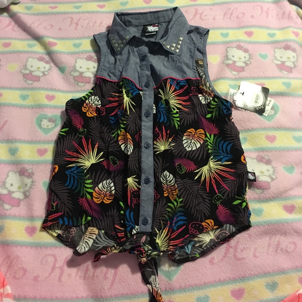 Hello Kitty Tropical Printed Tank