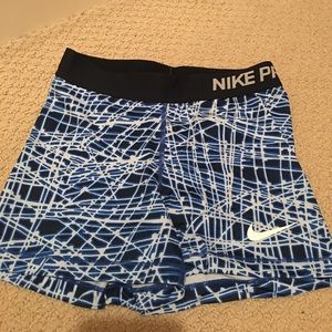 Nike pro spandex shorts
