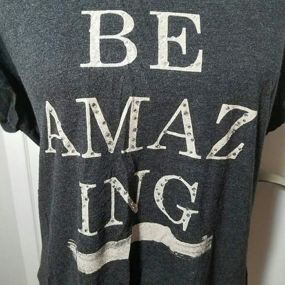 Old Navy Rhinestone Graphic Tee Shirt - Picture 2 of 6