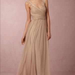 BHLDN Fleur Dress Sandstone size 12