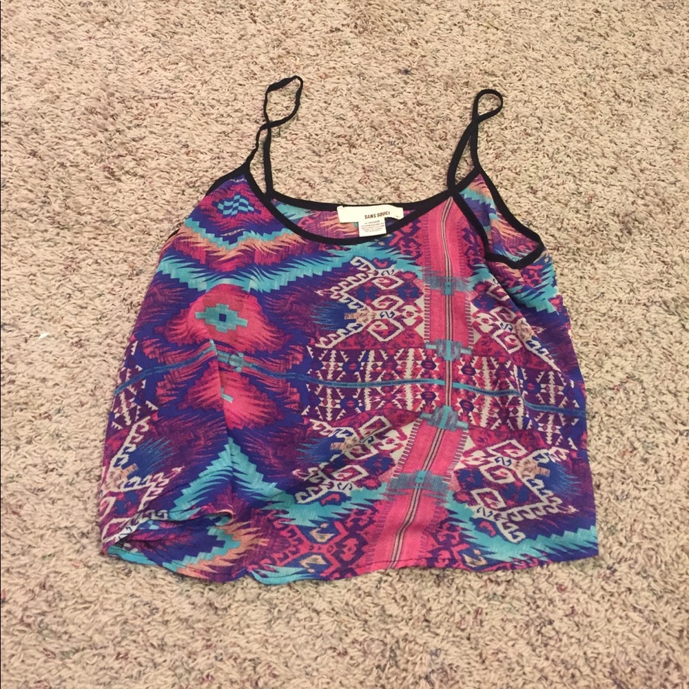 Colorful crop top