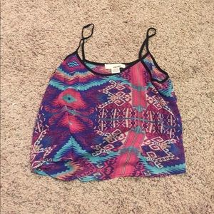 Colorful crop top