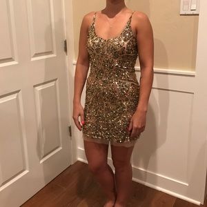 Gold Sequin Tunic/Dress