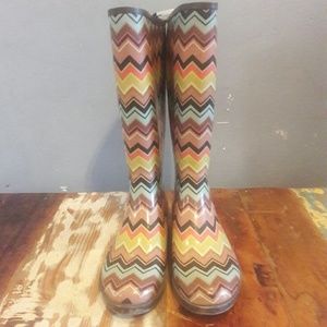 Missoni for Target Rain Boots size 9