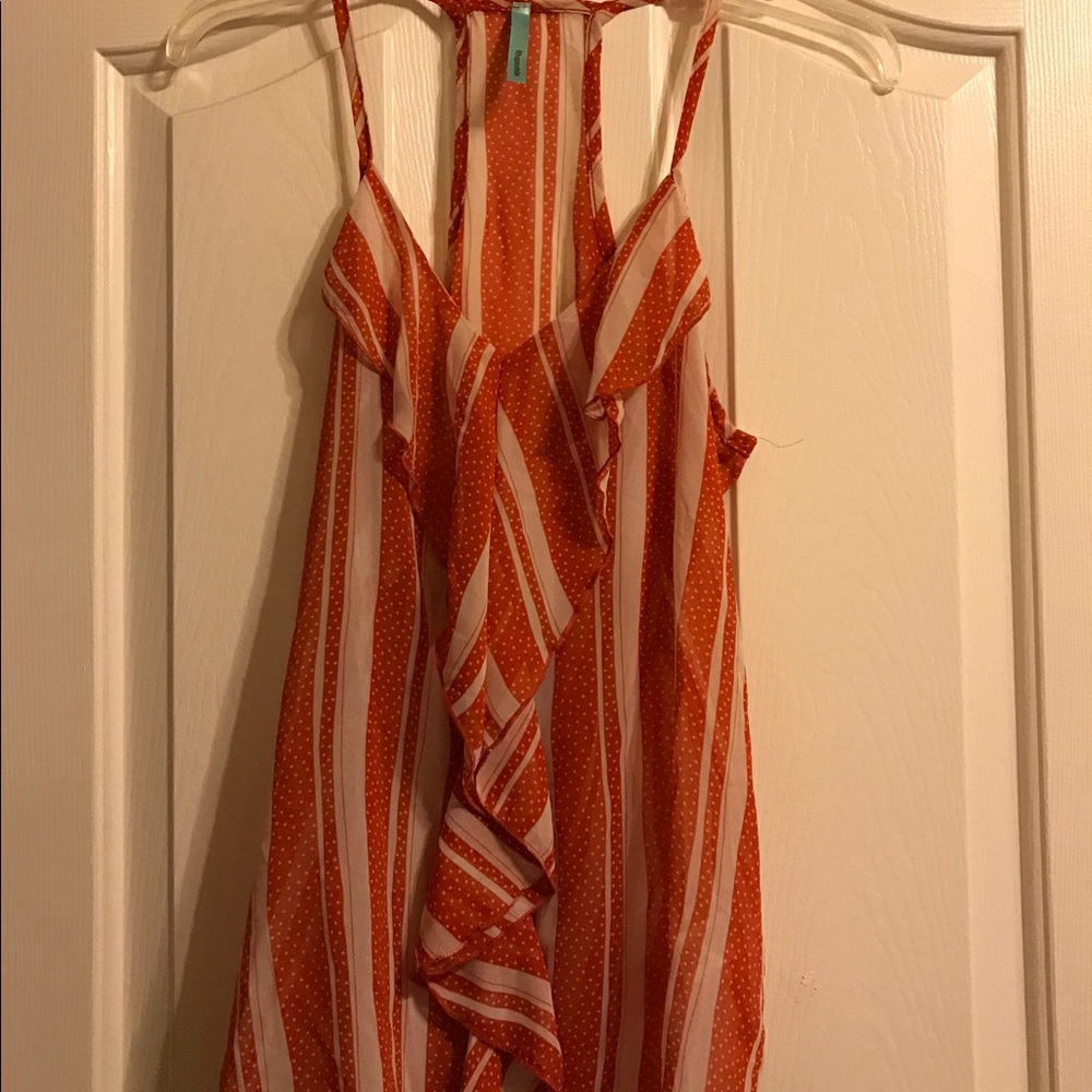 Razor back tank top