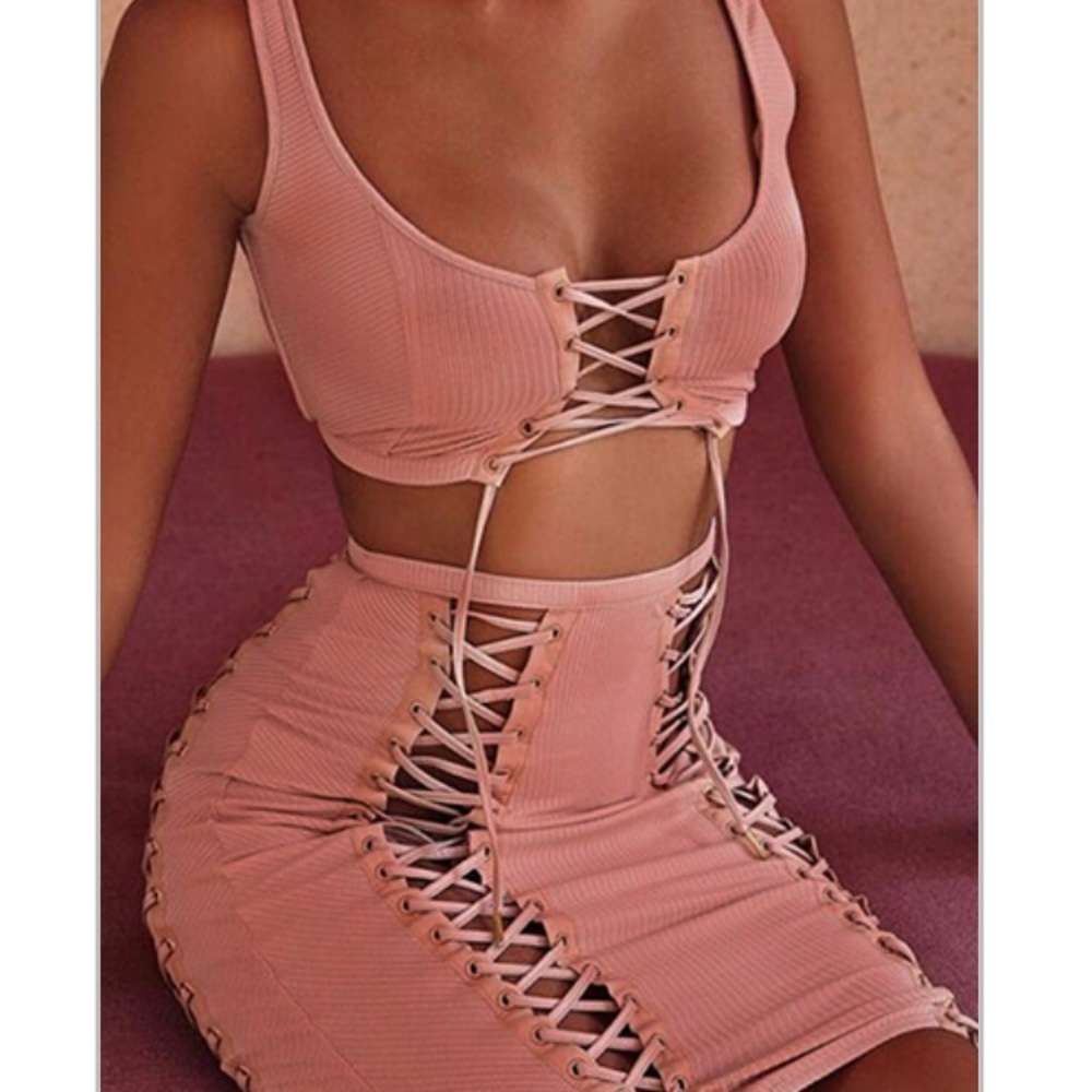 Two piece skirt set