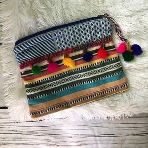 Lovestitch Pom Pom Cosmetic Bag