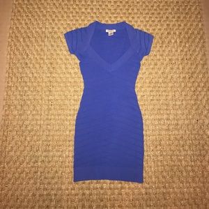 Bodycon Blue Bandage Dress