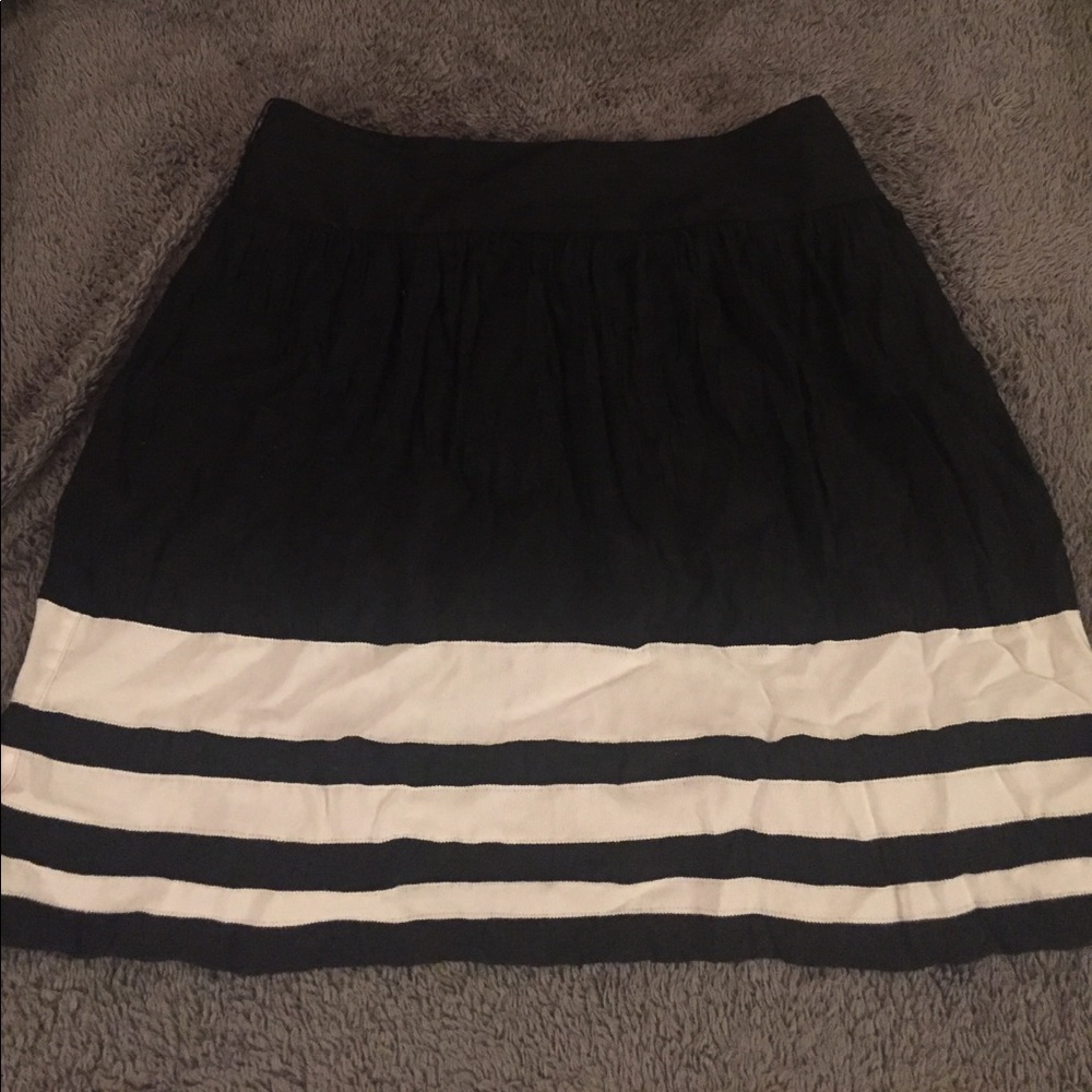 Black and White Maurice's Skirt