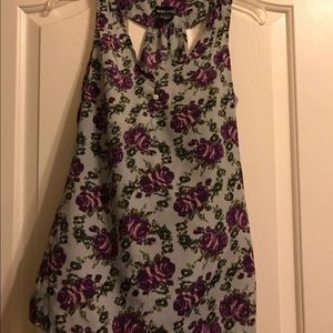 Floral print tank