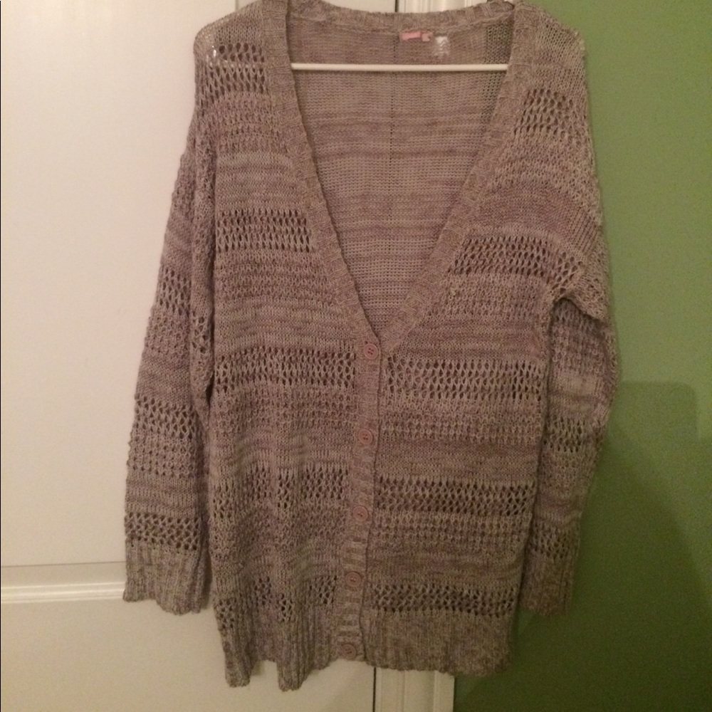 Purple Cardigan