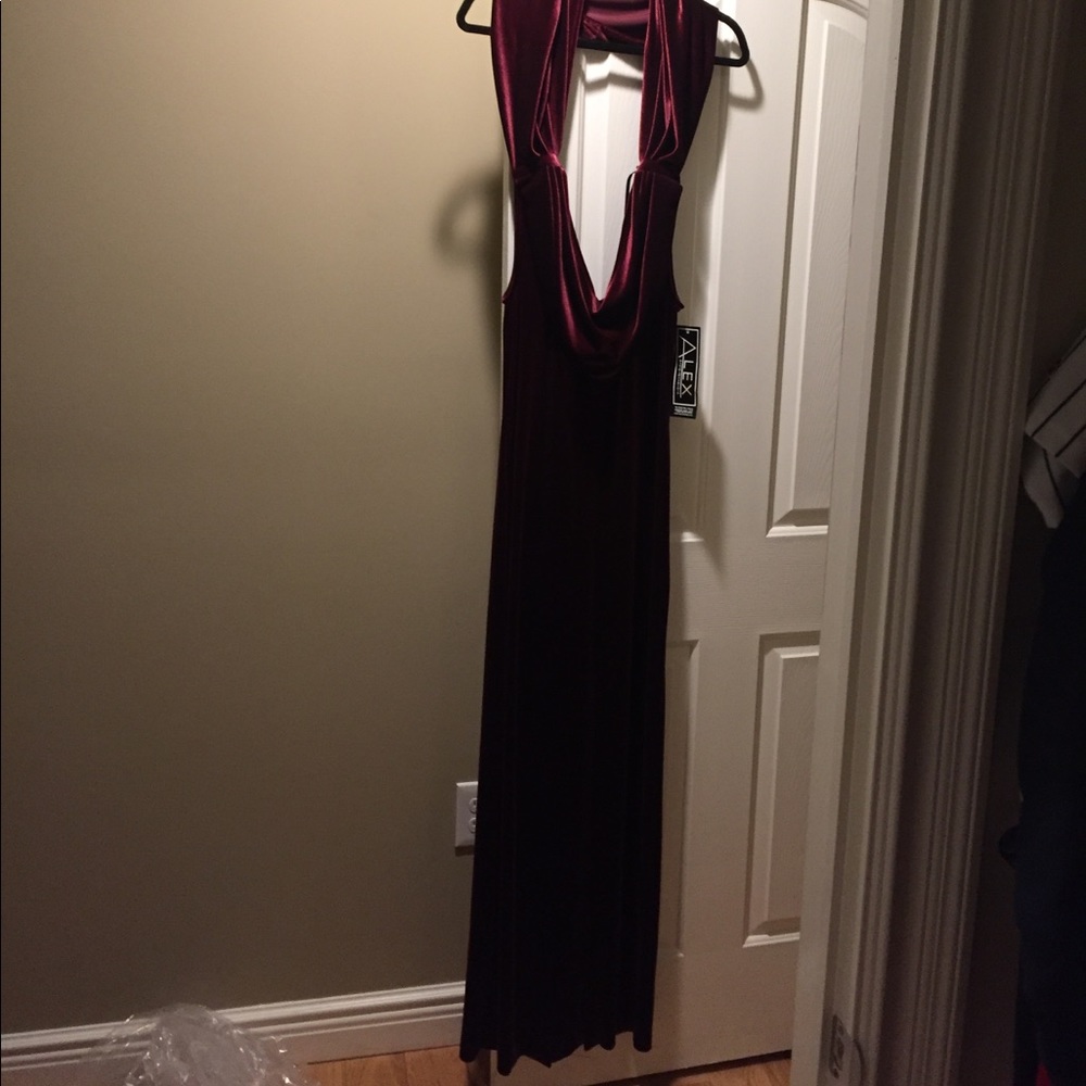 Wine colored, never been worn elegant gown