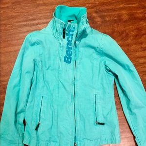 Euro chic Bench canvas zouble zipper jacket