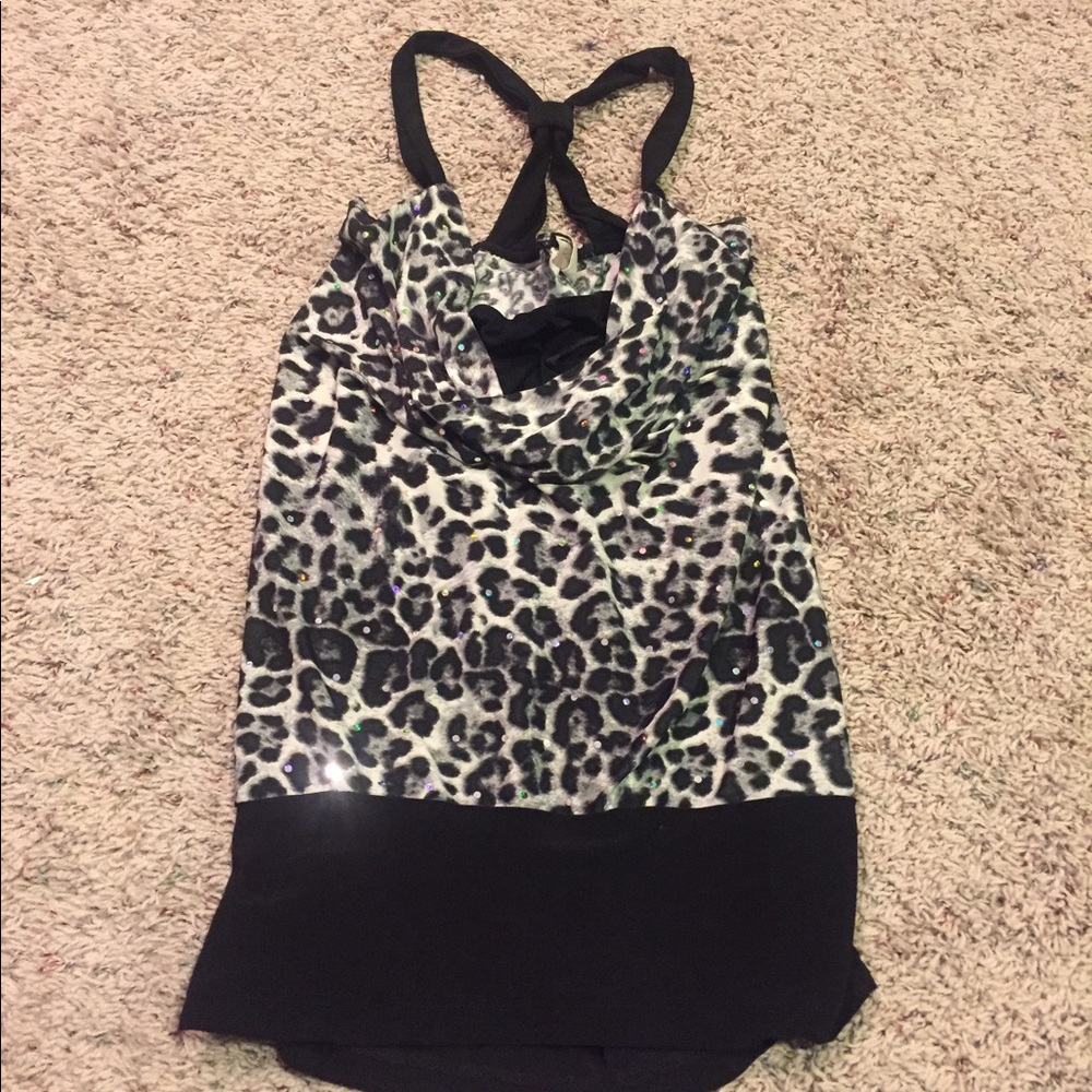 Sparkly cheetah print shirt!