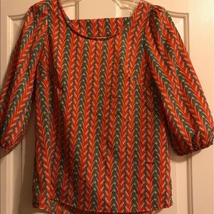 Multi colored blouse