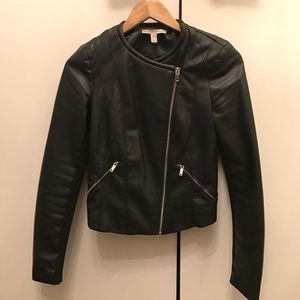 Zara leather jacket size XS