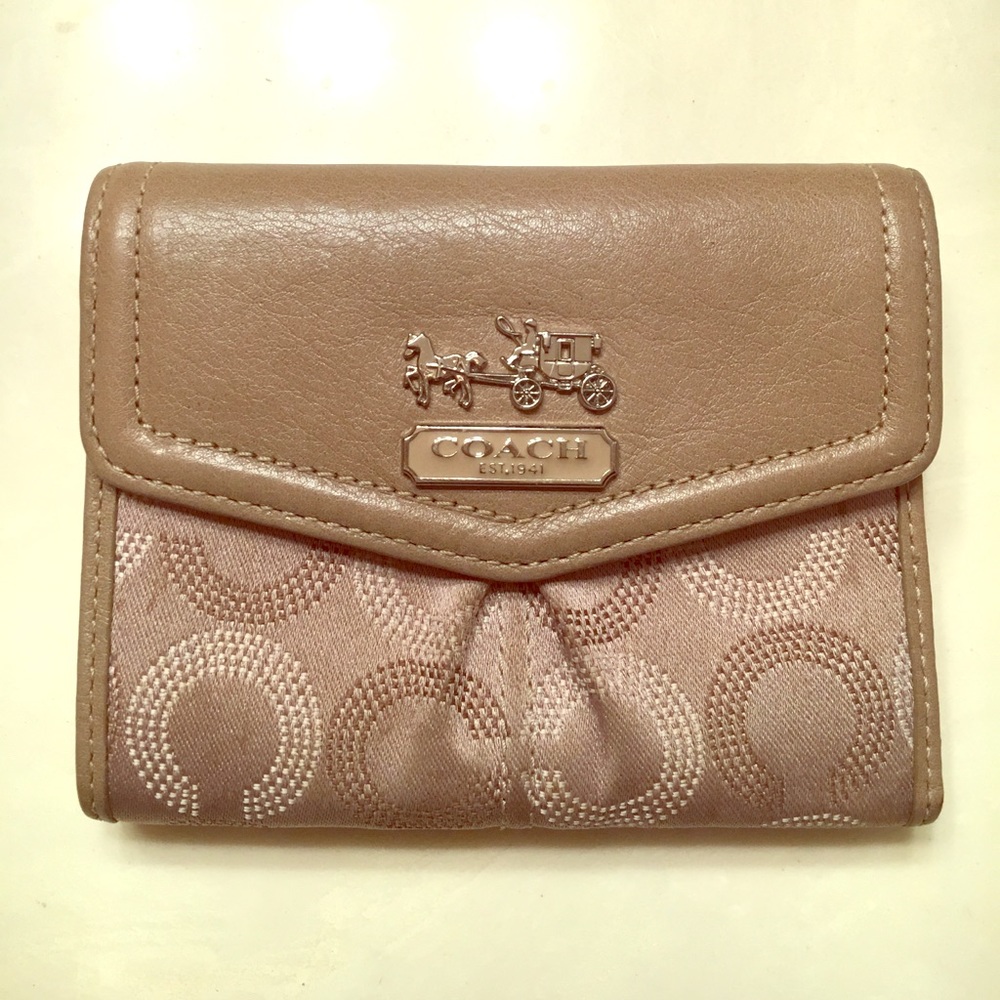 Coach trifold wallet