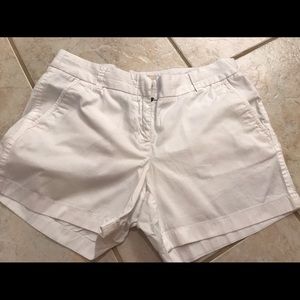 J Crew white shorts great condition