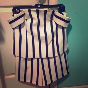Topshop off shoulder romper