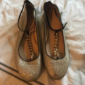 J. Crew sparkle ballet flat