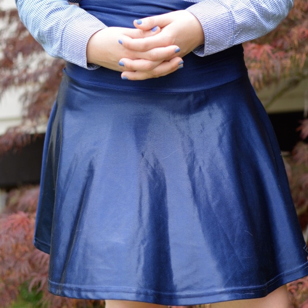 American Apparel Blue convertible skirt