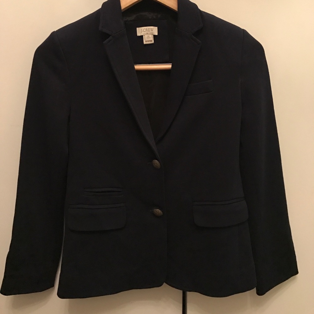 jcrew blazer navy