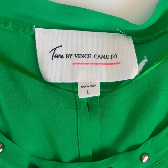 Final Price Drop Two by Vince Camuto Green Tank - Picture 2 of 3