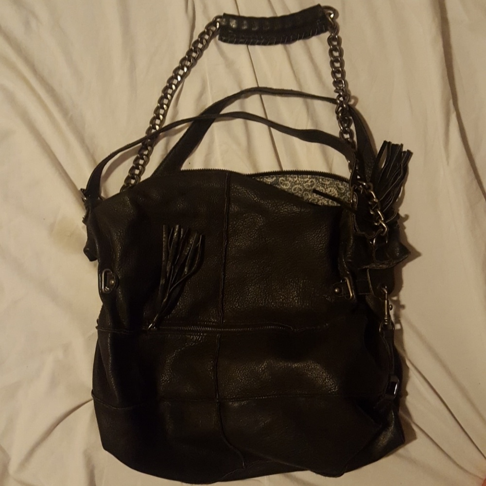 Black Cut and Paste purse