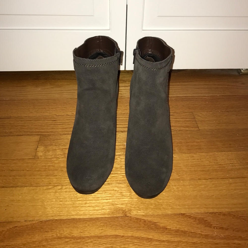 suede booties