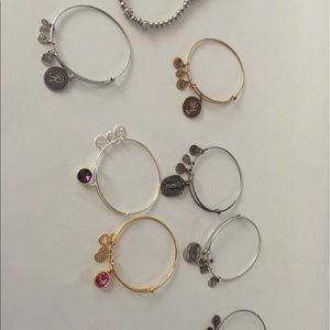 Alex & Ani with one Michael Kors Bracelet