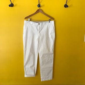 Banana Republic White City Chino Pants