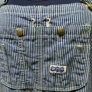 Vintage Big Smith Pin Stripe Overalls