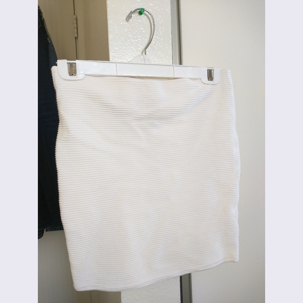White skirt