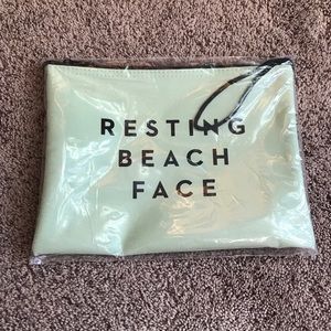 "Resting Beach Face" Milly Zip Pouch