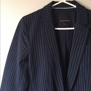Pinstriped Blazer