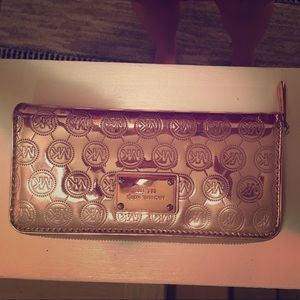 Michael Kors rose gold wallet!
