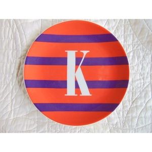 Kate Spade New York Monogram K Plate Dish Lenox