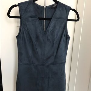 The LIMITED blue suede dress