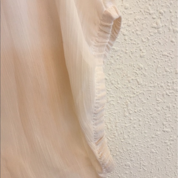 Isabella Rodriguez sheer peach blouse ($5 or 2 items for $9) - Picture 4 of 6