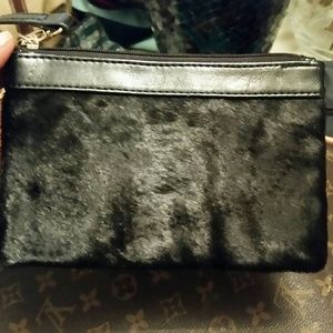 Aqua Madonna wristlet