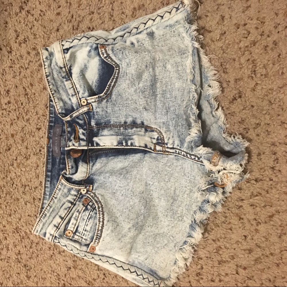 Kendall and Kylie high rise shorts