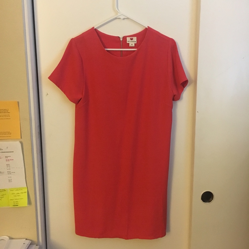Coral dress