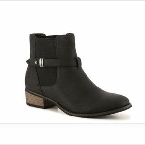 Black ankle boots