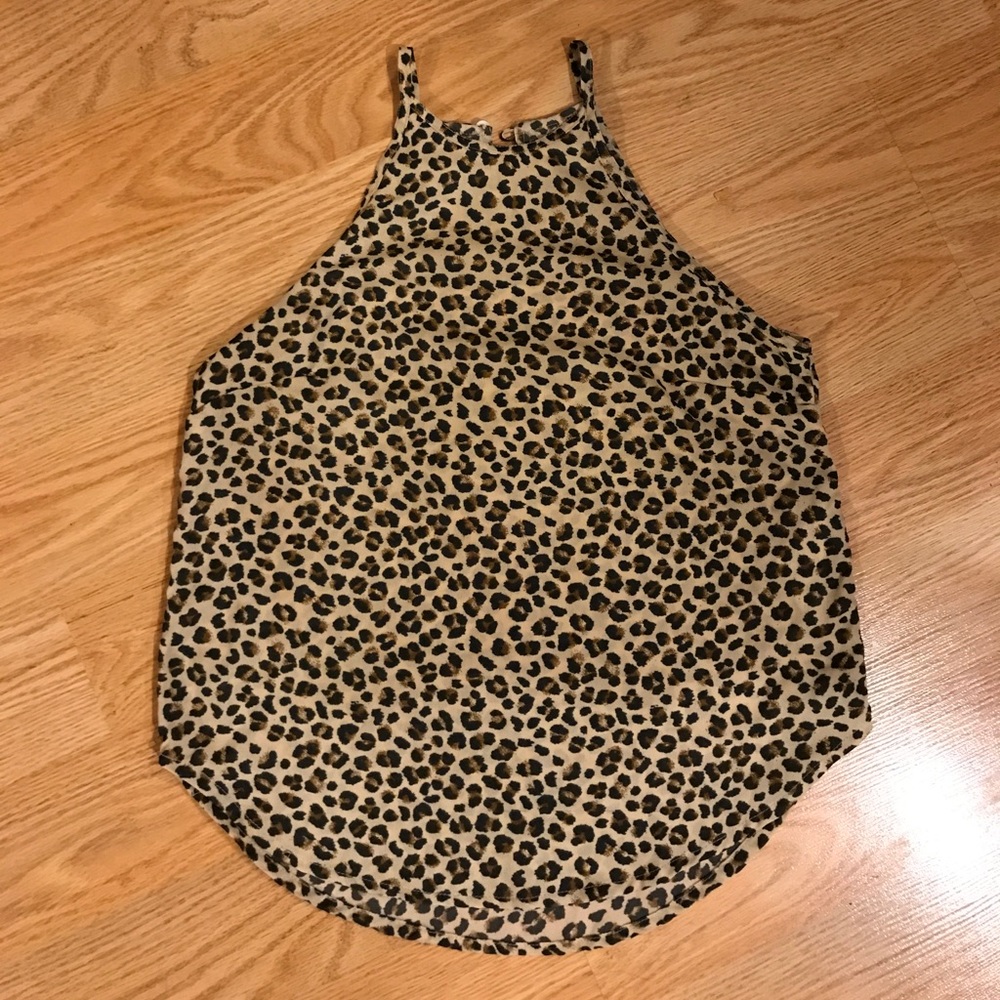 Abercrombie & Fitch Cheetah Flowy Top size Small