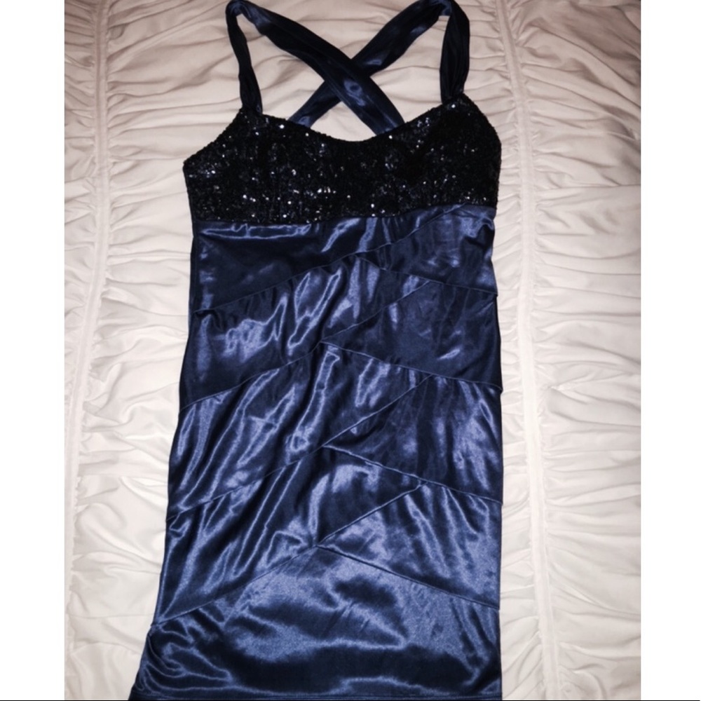 Royal blue formal dress