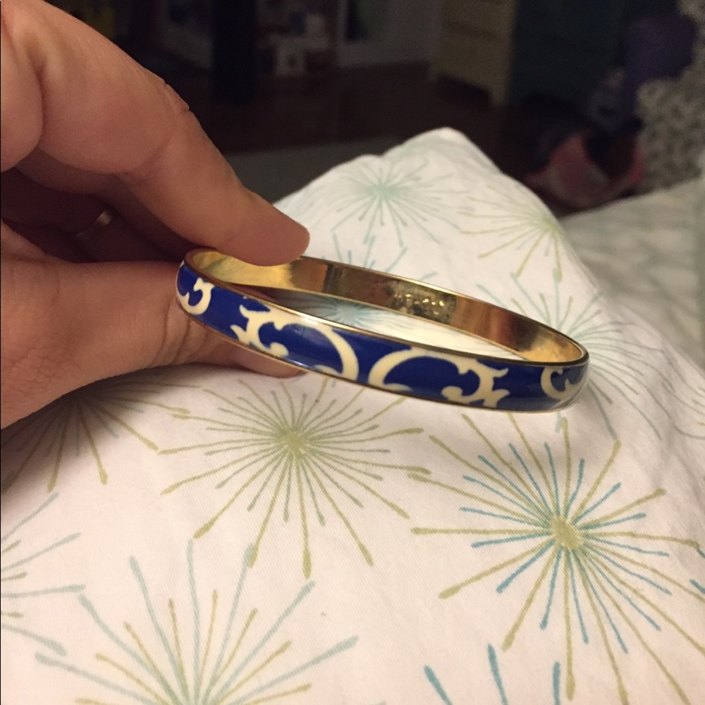 JCrew Blue and White Bangle