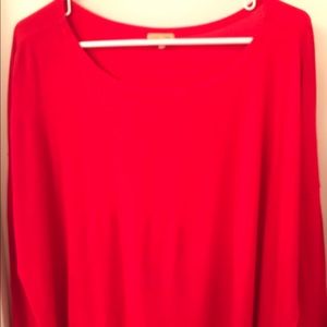Red Piko long sleeve shirt
