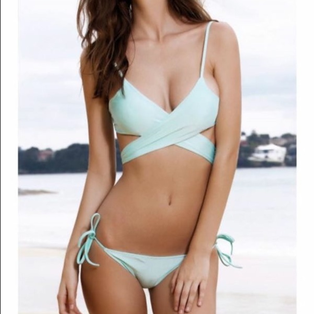 Wrap bikini set